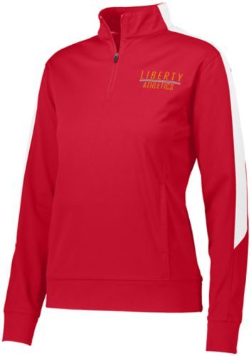 Augusta Sportswear Ladies Medalist 2.0 Pullover in Red/White  -Part of the Ladies, Ladies-Pullover, Augusta-Products, Outerwear product lines at KanaleyCreations.com