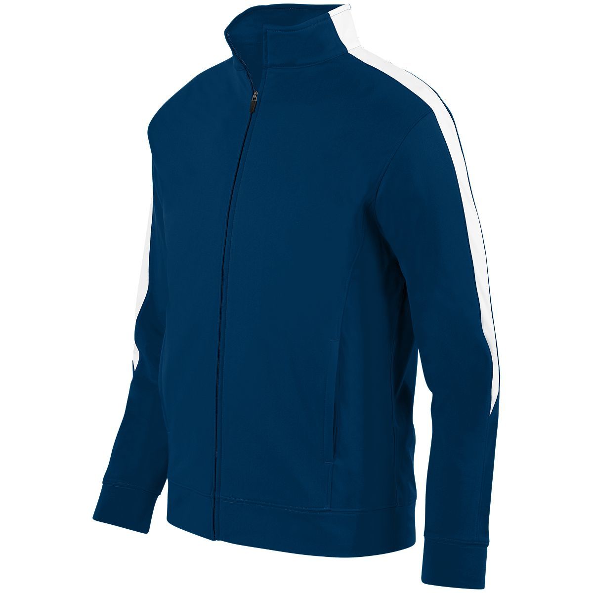 Augusta Sportswear Medalist Jacket 2.0 in Navy/White  -Part of the Adult, Adult-Jacket, Augusta-Products, Outerwear product lines at KanaleyCreations.com
