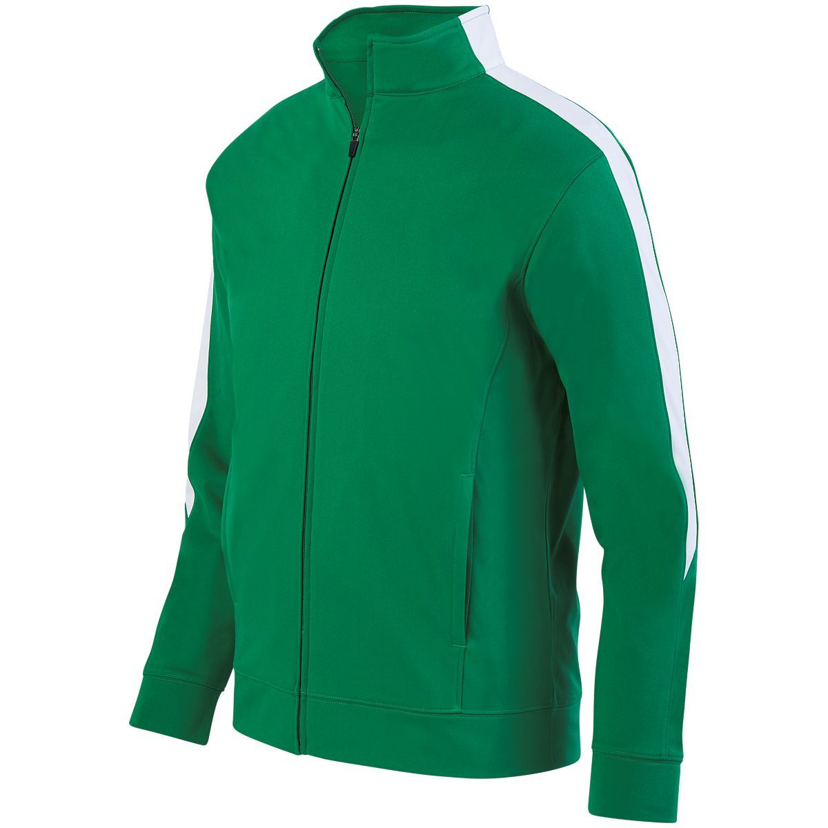 Augusta Sportswear Medalist Jacket 2.0 in Kelly/White  -Part of the Adult, Adult-Jacket, Augusta-Products, Outerwear product lines at KanaleyCreations.com