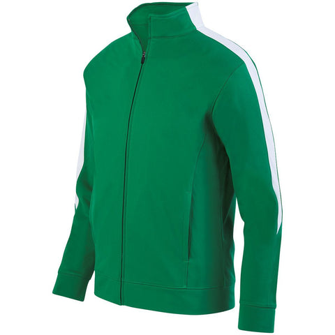 Augusta Sportswear Youth Medalist Jacket 2.0 in Kelly/White  -Part of the Youth, Youth-Jacket, Augusta-Products, Outerwear product lines at KanaleyCreations.com