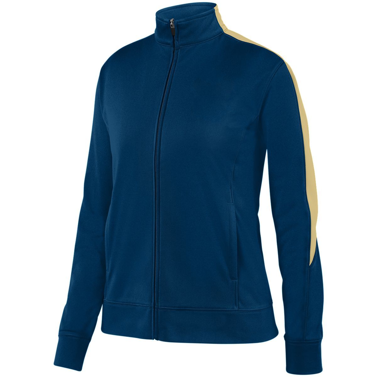 Augusta Sportswear Ladies Medalist Jacket 2.0 in Navy/Vegas Gold  -Part of the Ladies, Ladies-Jacket, Augusta-Products, Outerwear product lines at KanaleyCreations.com