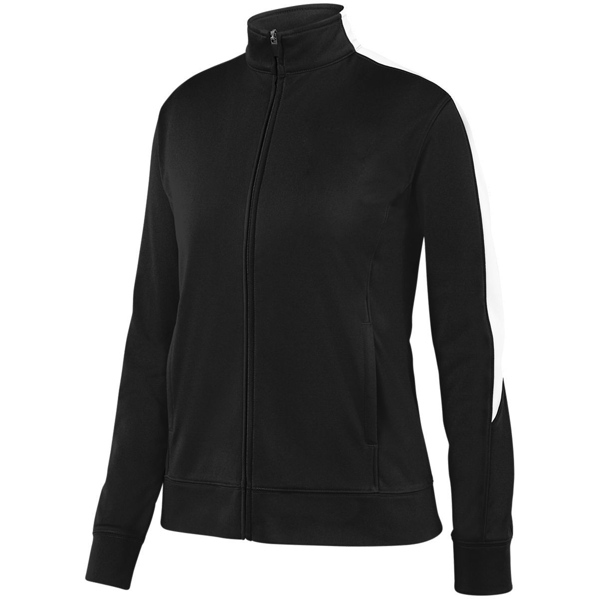 Augusta Sportswear Ladies Medalist Jacket 2.0 in Black/White  -Part of the Ladies, Ladies-Jacket, Augusta-Products, Outerwear product lines at KanaleyCreations.com