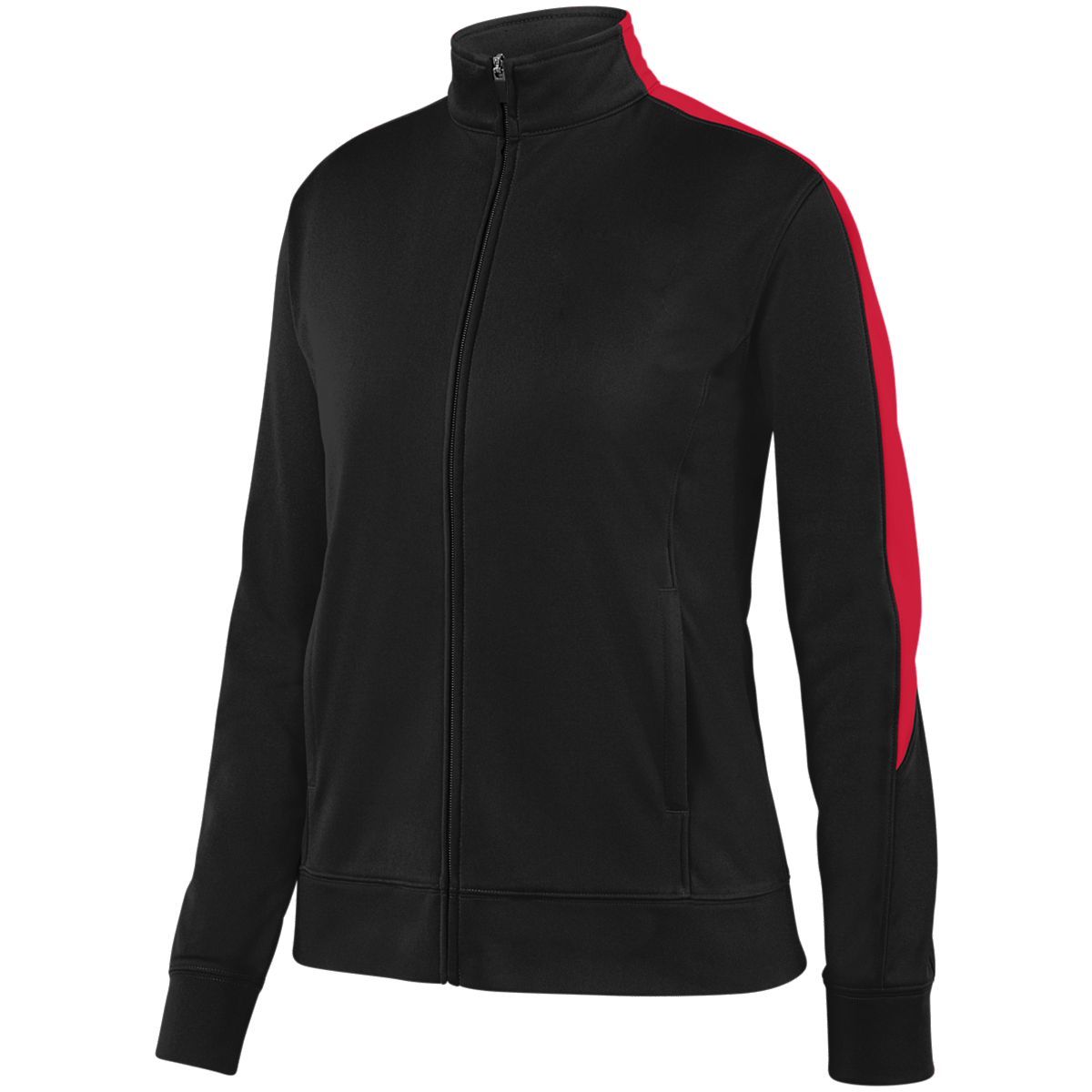Augusta Sportswear Ladies Medalist Jacket 2.0 in Black/Red  -Part of the Ladies, Ladies-Jacket, Augusta-Products, Outerwear product lines at KanaleyCreations.com