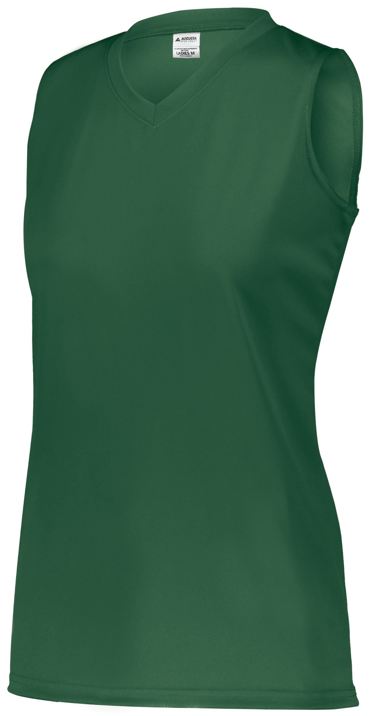 Augusta Sportswear Ladies Attain Wicking Sleeveless Jersey in Dark Green  -Part of the Ladies, Ladies-Jersey, Augusta-Products, Softball, Shirts product lines at KanaleyCreations.com