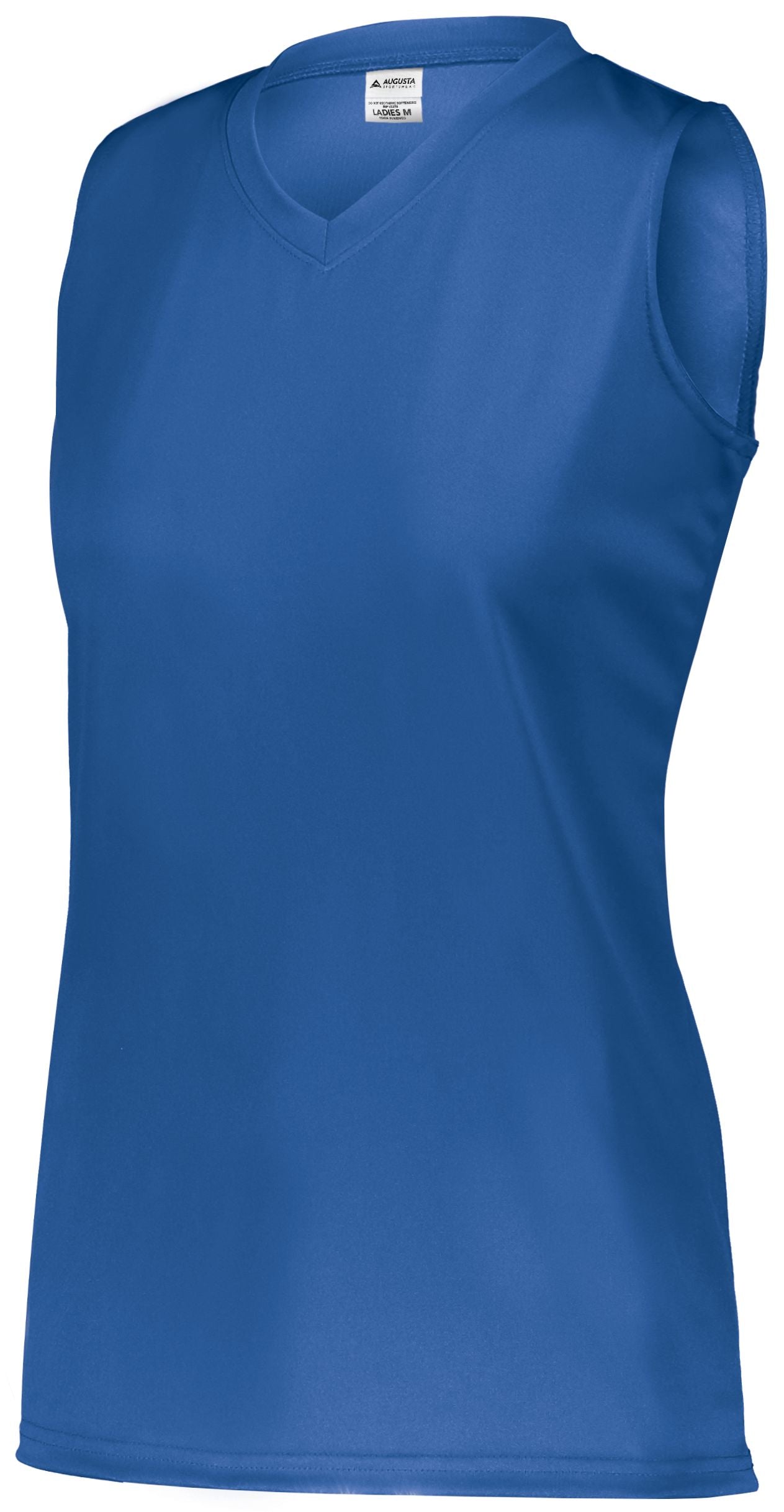 Augusta Sportswear Girls Attain Wicking Sleeveless Jersey in Royal  -Part of the Girls, Augusta-Products, Softball, Girls-Jersey, Shirts product lines at KanaleyCreations.com