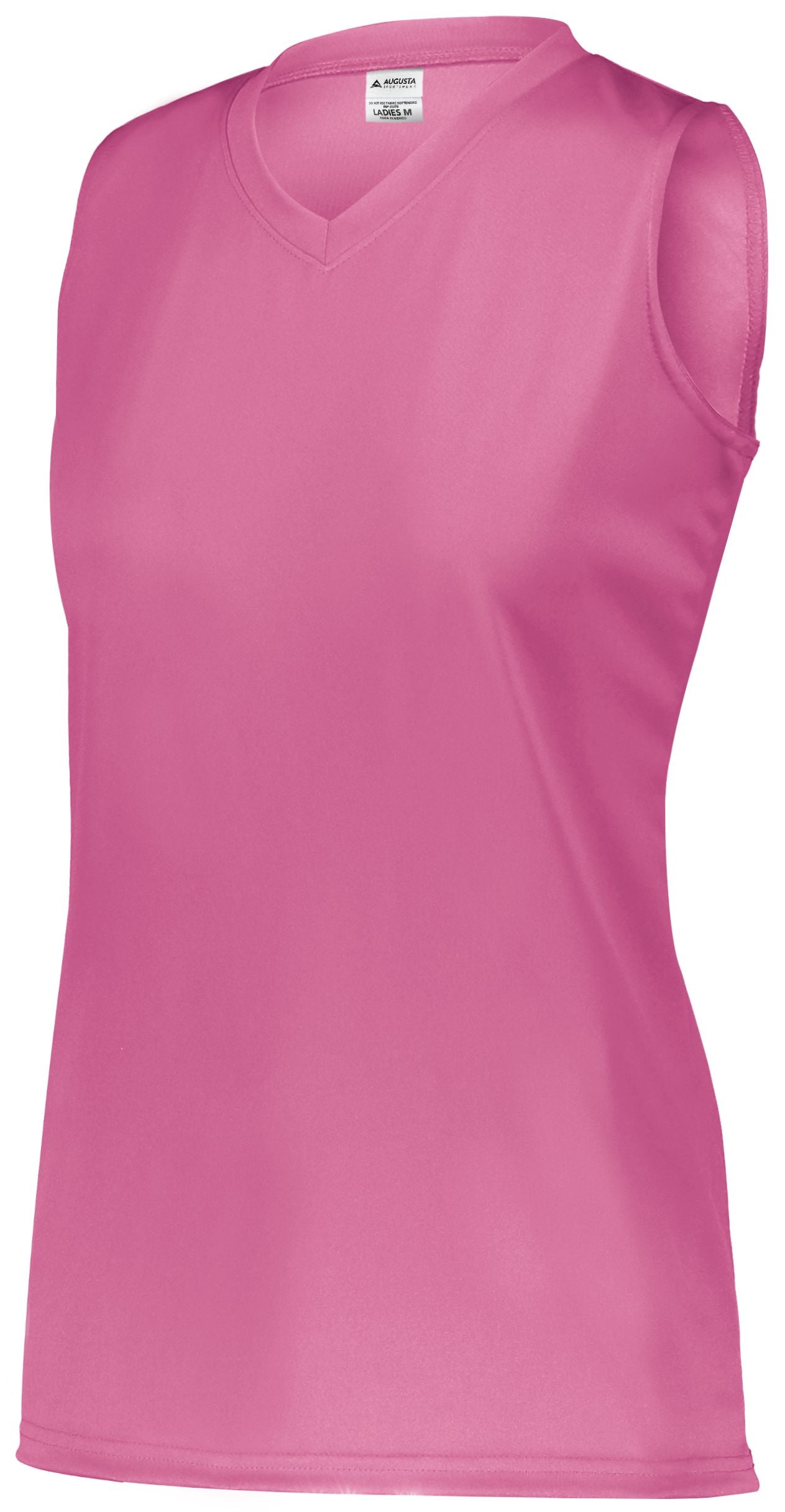 Augusta Sportswear Ladies Attain Wicking Sleeveless Jersey in Electric Pink  -Part of the Ladies, Ladies-Jersey, Augusta-Products, Softball, Shirts product lines at KanaleyCreations.com