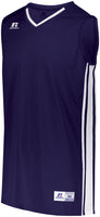 Russell Athletic Youth Legacy Basketball Jersey in Purple/White  -Part of the Youth, Youth-Jersey, Basketball, Russell-Athletic-Products, Shirts, All-Sports, All-Sports-1 product lines at KanaleyCreations.com