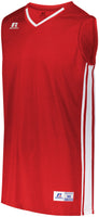 Russell Athletic Youth Legacy Basketball Jersey in True Red/White  -Part of the Youth, Youth-Jersey, Basketball, Russell-Athletic-Products, Shirts, All-Sports, All-Sports-1 product lines at KanaleyCreations.com