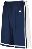 Russell Athletic Ladies Legacy Basketball Shorts in Navy/White  -Part of the Ladies, Ladies-Shorts, Basketball, Russell-Athletic-Products, All-Sports, All-Sports-1 product lines at KanaleyCreations.com