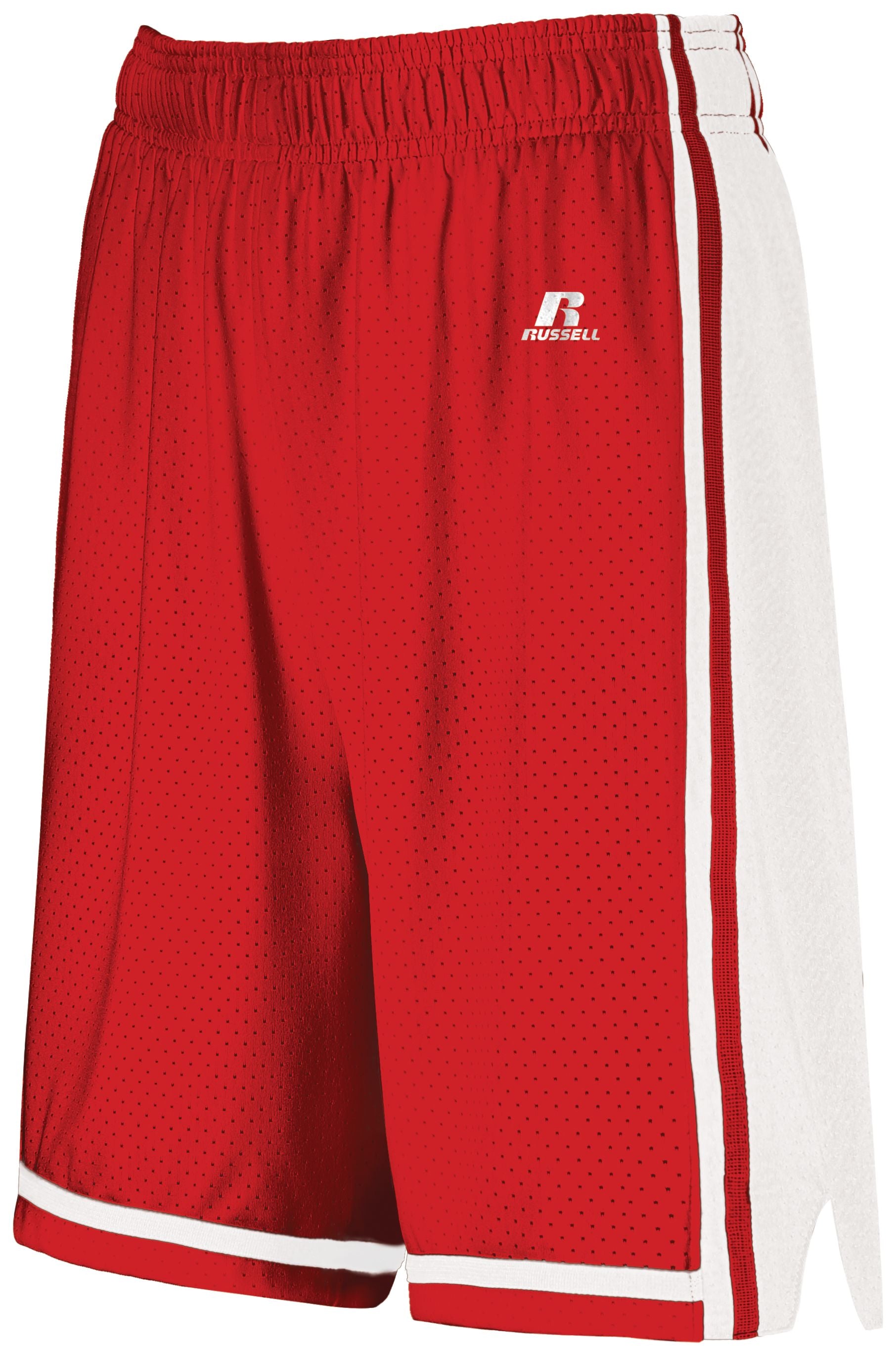 Russell Athletic Ladies Legacy Basketball Shorts in True Red/White  -Part of the Ladies, Ladies-Shorts, Basketball, Russell-Athletic-Products, All-Sports, All-Sports-1 product lines at KanaleyCreations.com