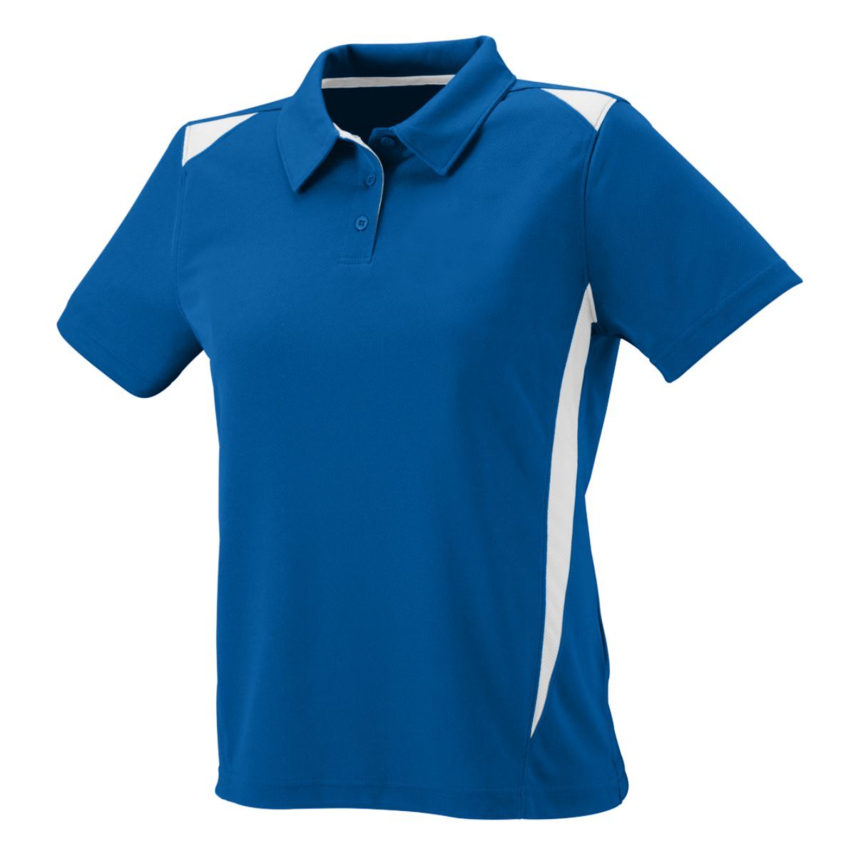 Augusta Sportswear Ladies Premier Polo in Royal/White  -Part of the Ladies, Ladies-Polo, Polos, Augusta-Products, Shirts product lines at KanaleyCreations.com