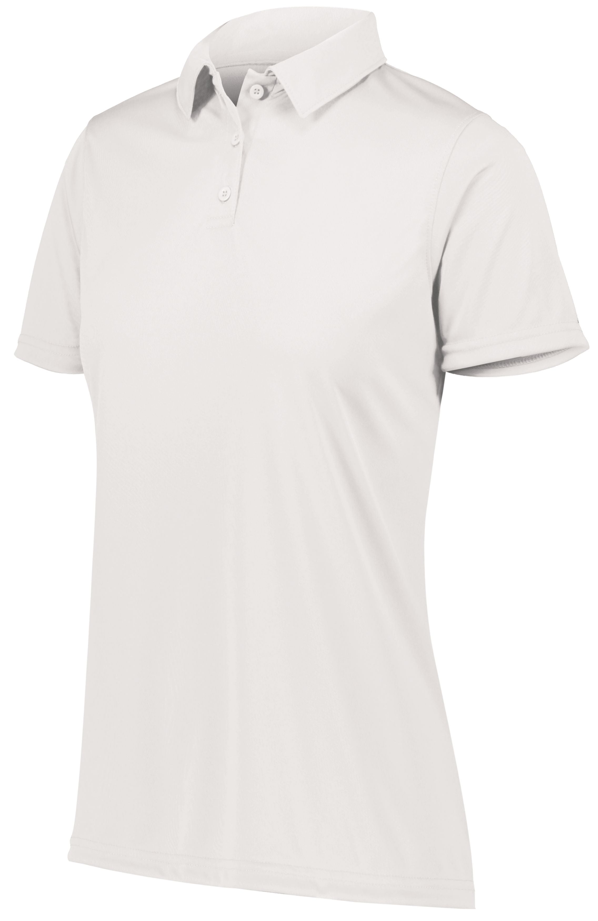 Augusta Sportswear Ladies Vital Polo in White  -Part of the Ladies, Ladies-Polo, Polos, Augusta-Products, Shirts product lines at KanaleyCreations.com