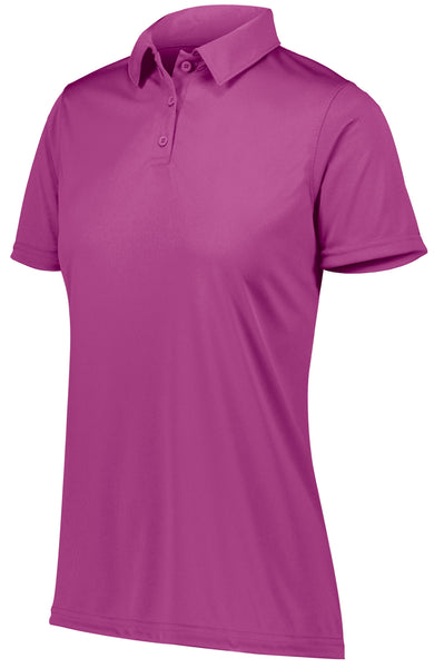 Augusta Sportswear Ladies Vital Polo in Power Pink  -Part of the Ladies, Ladies-Polo, Polos, Augusta-Products, Shirts product lines at KanaleyCreations.com