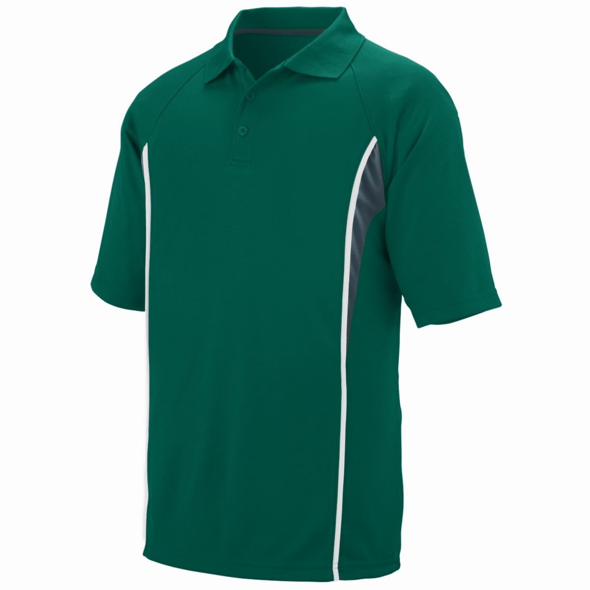 Augusta Sportswear Rival Polo in Dark Green/Slate/White  -Part of the Adult, Adult-Polos, Polos, Augusta-Products, Shirts product lines at KanaleyCreations.com