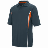 Augusta Sportswear Rival Polo in Slate/Orange/White  -Part of the Adult, Adult-Polos, Polos, Augusta-Products, Shirts product lines at KanaleyCreations.com