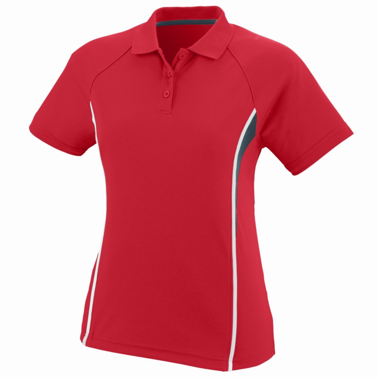 Augusta Sportswear Ladies Rival Polo in Red/Slate/White  -Part of the Ladies, Ladies-Polo, Polos, Augusta-Products, Shirts product lines at KanaleyCreations.com