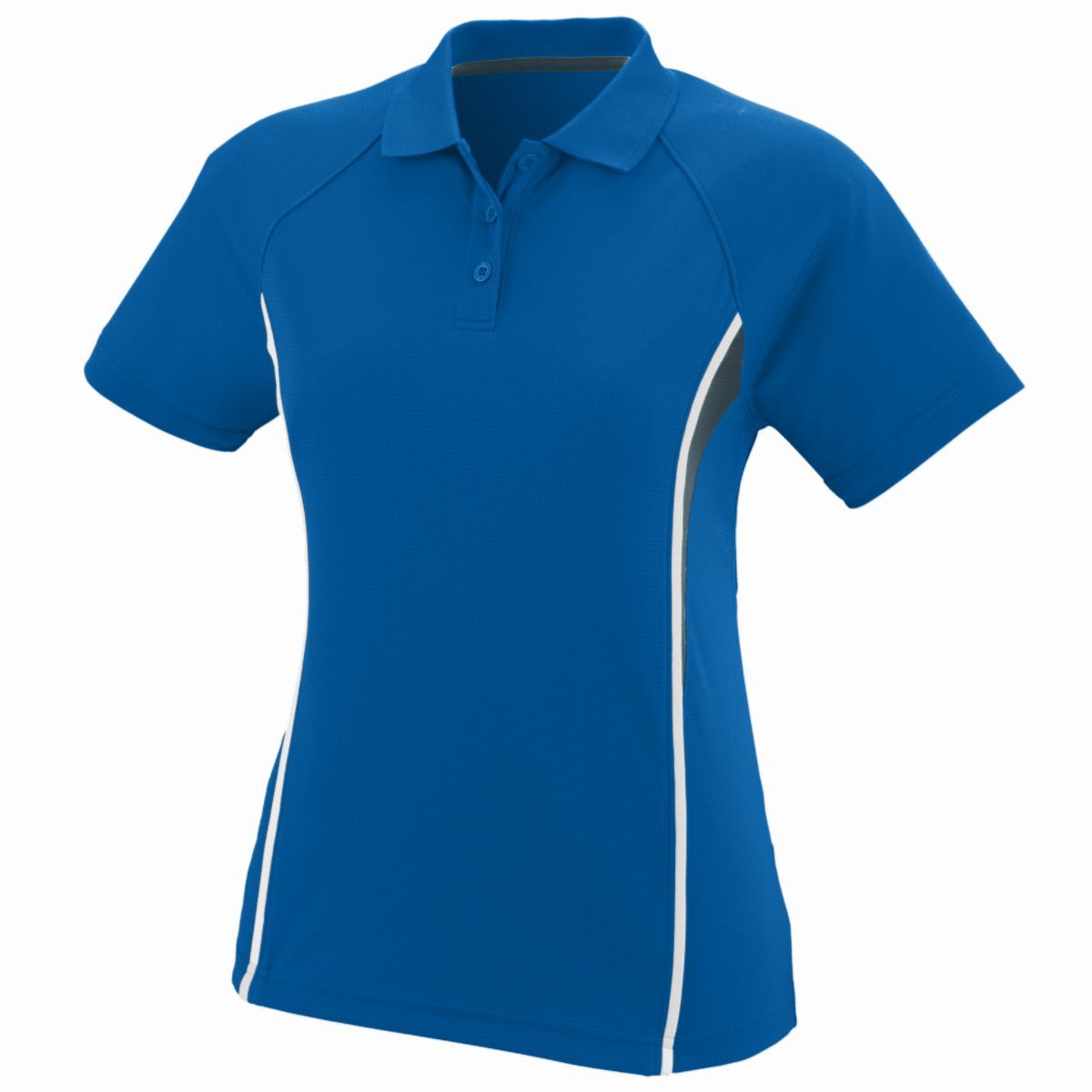 Augusta Sportswear Ladies Rival Polo in Royal/Slate/White  -Part of the Ladies, Ladies-Polo, Polos, Augusta-Products, Shirts product lines at KanaleyCreations.com