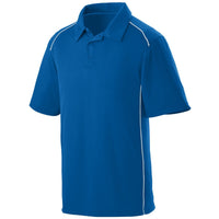 Augusta Sportswear Winning Streak Polo in Royal/White  -Part of the Adult, Adult-Polos, Polos, Augusta-Products, Shirts product lines at KanaleyCreations.com