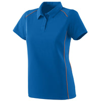 Augusta Sportswear Ladies Winning Streak Polo in Royal/Orange  -Part of the Ladies, Ladies-Polo, Polos, Augusta-Products, Shirts product lines at KanaleyCreations.com