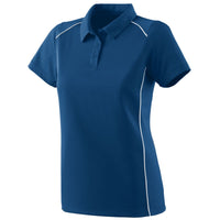 Augusta Sportswear Ladies Winning Streak Polo in Navy/White  -Part of the Ladies, Ladies-Polo, Polos, Augusta-Products, Shirts product lines at KanaleyCreations.com