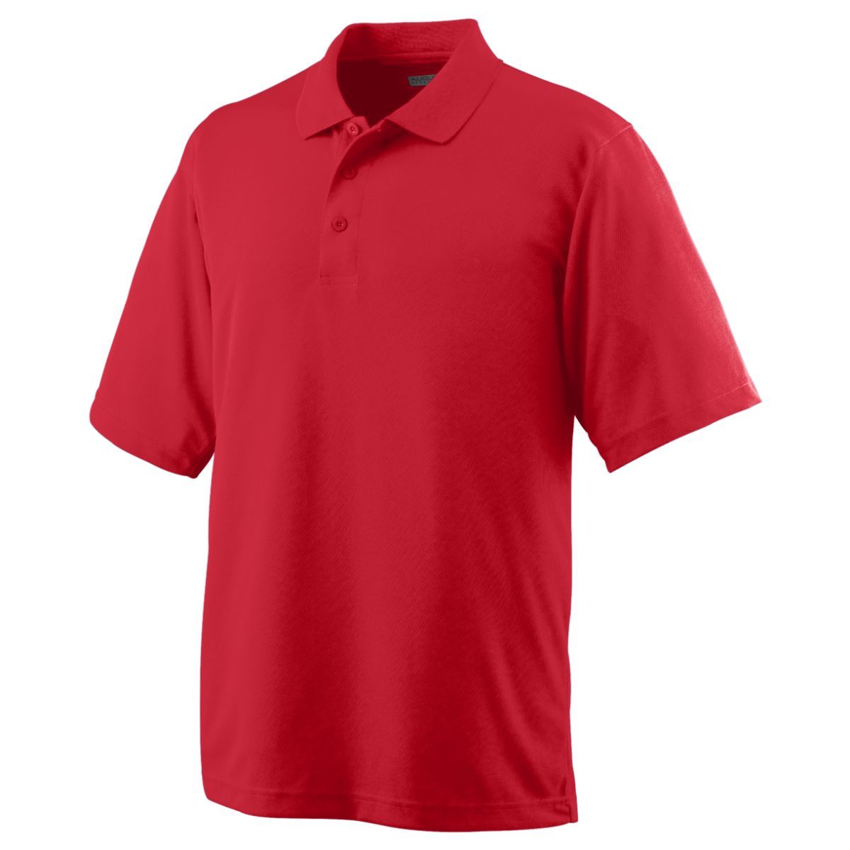 Augusta Sportswear Wicking Mesh Polo in Red  -Part of the Adult, Adult-Polos, Polos, Augusta-Products, Tennis, Shirts product lines at KanaleyCreations.com