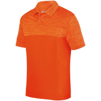 Augusta Sportswear Shadow Tonal Heather Polo in Orange  -Part of the Adult, Adult-Polos, Polos, Augusta-Products, Shirts, Tonal-Fleece-Collection product lines at KanaleyCreations.com
