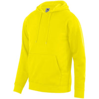 Augusta Sportswear Youth 60/40 Fleece Hoodie in Power Yellow  -Part of the Youth, Youth-Hoodie, Hoodies, Augusta-Products product lines at KanaleyCreations.com