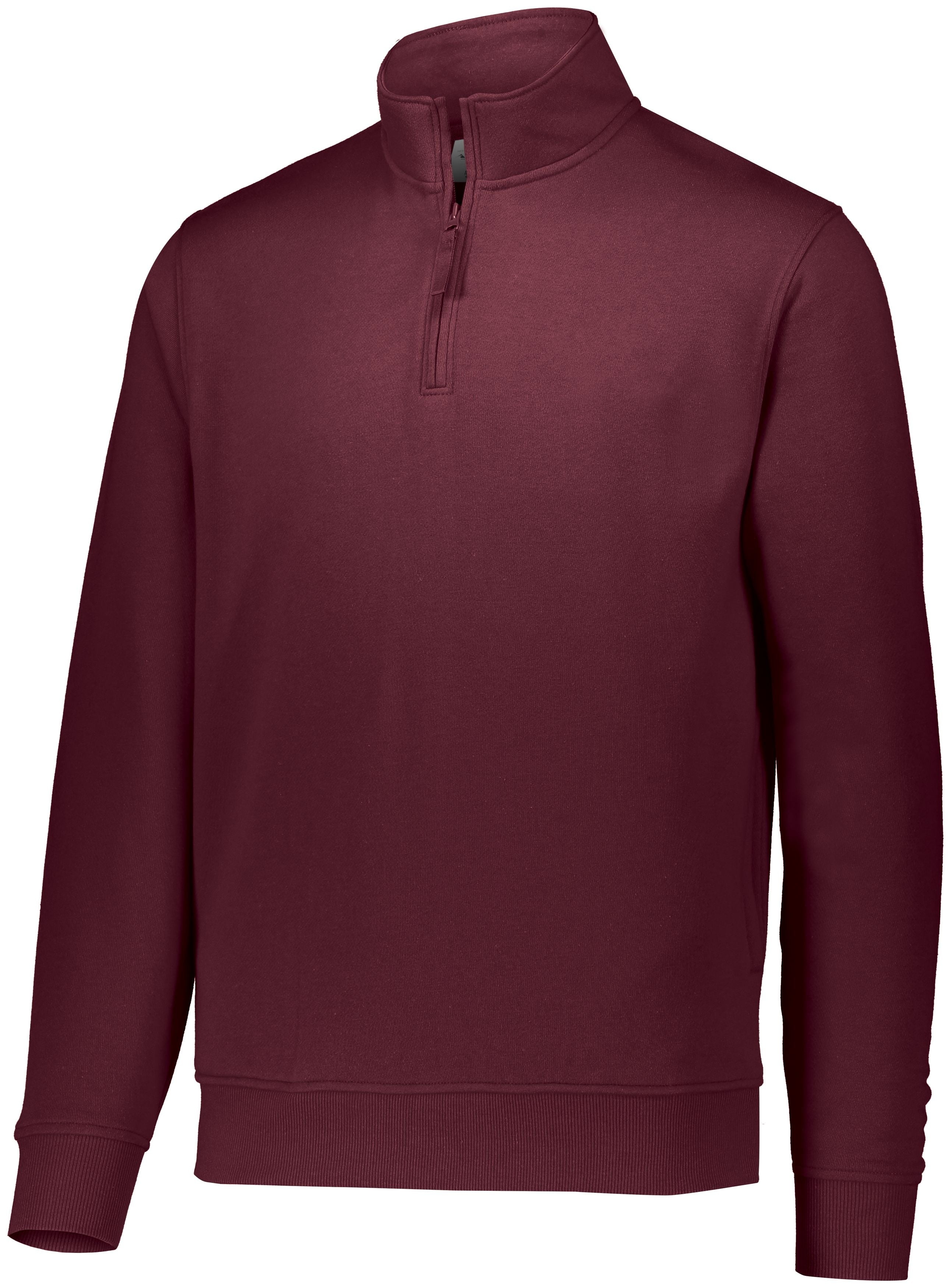 Augusta Sportswear 60/40 Fleece Pullover in Maroon  -Part of the Adult, Adult-Pullover, Augusta-Products, Outerwear product lines at KanaleyCreations.com