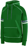 Augusta Sportswear Ladies Spry Hoodie in Dark Green/White/Graphite  -Part of the Ladies, Ladies-Hoodie, Hoodies, Augusta-Products product lines at KanaleyCreations.com