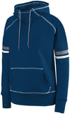 Augusta Sportswear Ladies Spry Hoodie in Navy/White/Graphite  -Part of the Ladies, Ladies-Hoodie, Hoodies, Augusta-Products product lines at KanaleyCreations.com