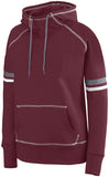 Augusta Sportswear Ladies Spry Hoodie in Maroon/White/Graphite  -Part of the Ladies, Ladies-Hoodie, Hoodies, Augusta-Products product lines at KanaleyCreations.com