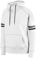 Augusta Sportswear Ladies Spry Hoodie in White/Black/Graphite  -Part of the Ladies, Ladies-Hoodie, Hoodies, Augusta-Products product lines at KanaleyCreations.com