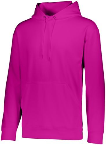 Augusta Sportswear Youth Wicking  Fleece Hoodie in Power Pink  -Part of the Youth, Youth-Sweatshirt, Augusta-Products, Outerwear product lines at KanaleyCreations.com