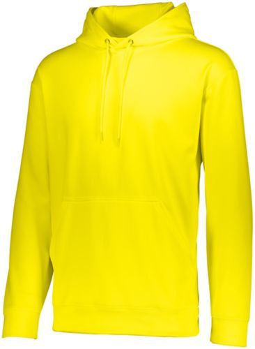 Augusta Sportswear Youth Wicking  Fleece Hoodie in Power Yellow  -Part of the Youth, Youth-Sweatshirt, Augusta-Products, Outerwear product lines at KanaleyCreations.com