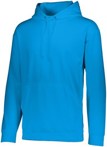 Augusta Sportswear Youth Wicking  Fleece Hoodie in Power Blue  -Part of the Youth, Youth-Sweatshirt, Augusta-Products, Outerwear product lines at KanaleyCreations.com