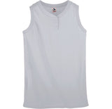 Augusta Sportswear Ladies Sleeveless Two Button Softball Jersey