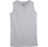 Augusta Sportswear Ladies Sleeveless Two Button Softball Jersey