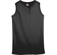 LADIES SLEEVELESS TWO BUTTON SOFTBALL JERSEY from Augusta Sportswear