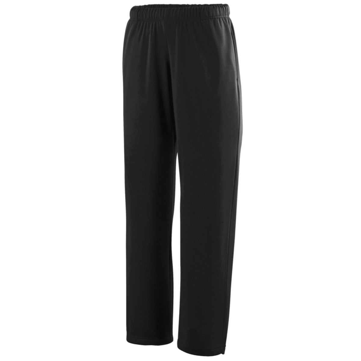 Augusta Sportswear Youth Wicking Fleece Sweatpant in Black  -Part of the Youth, Youth-Pants, Pants, Augusta-Products product lines at KanaleyCreations.com