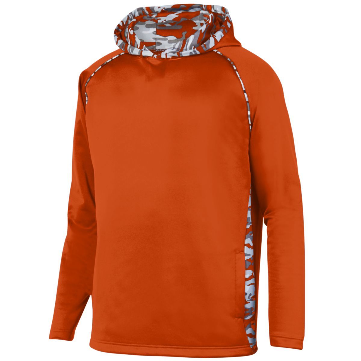 Augusta Sportswear Youth Mod Camo Hoodie in Orange/Orange Mod  -Part of the Youth, Youth-Hoodie, Hoodies, Augusta-Products product lines at KanaleyCreations.com