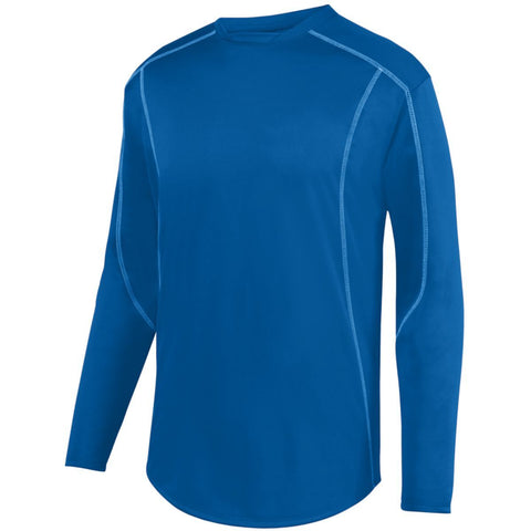 Augusta Sportswear Edge Pullover in Royal/White  -Part of the Adult, Adult-Pullover, Augusta-Products, Outerwear product lines at KanaleyCreations.com
