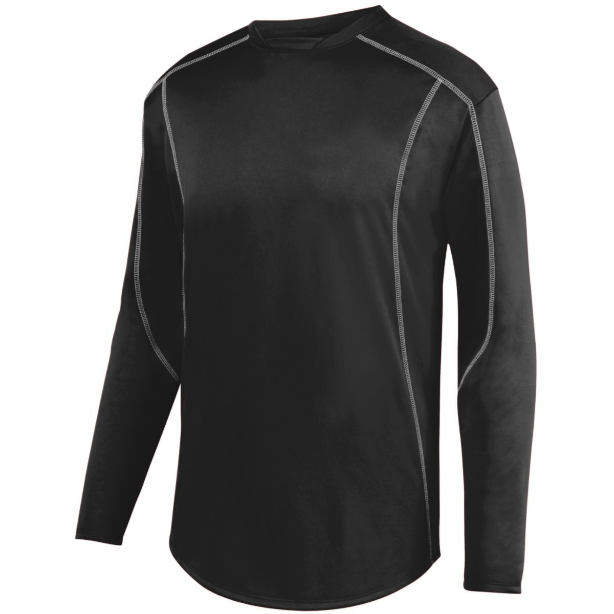Augusta Sportswear Edge Pullover in Black/White  -Part of the Adult, Adult-Pullover, Augusta-Products, Outerwear product lines at KanaleyCreations.com