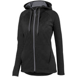 Augusta Sportswear Ladies Zoe Tonal Heather Full Zip Hoodie