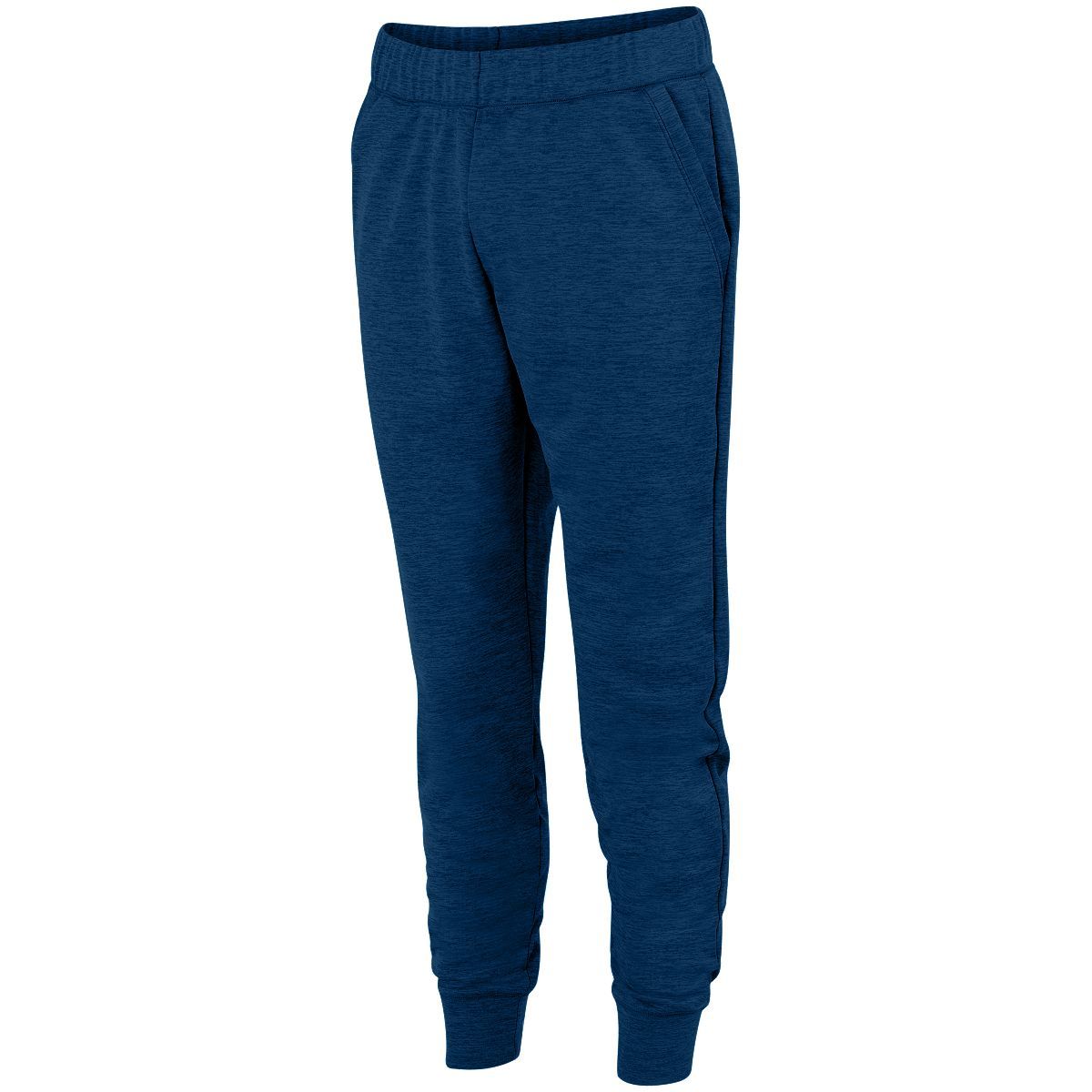 Augusta Sportswear Tonal Heather Fleece Jogger in Navy  -Part of the Adult, Augusta-Products, Tonal-Fleece-Collection product lines at KanaleyCreations.com
