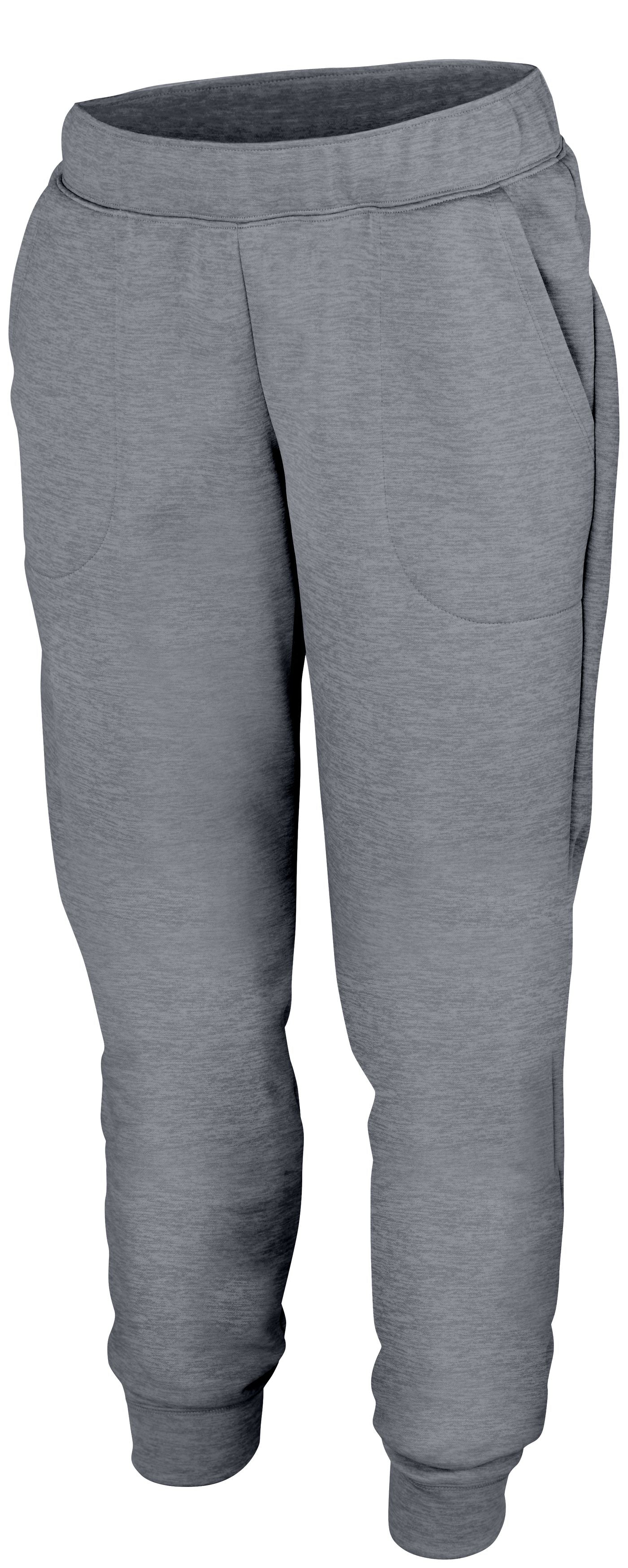 Augusta Sportswear Ladies Tonal Heather Fleece Jogger in Graphite  -Part of the Ladies, Augusta-Products, Tonal-Fleece-Collection product lines at KanaleyCreations.com