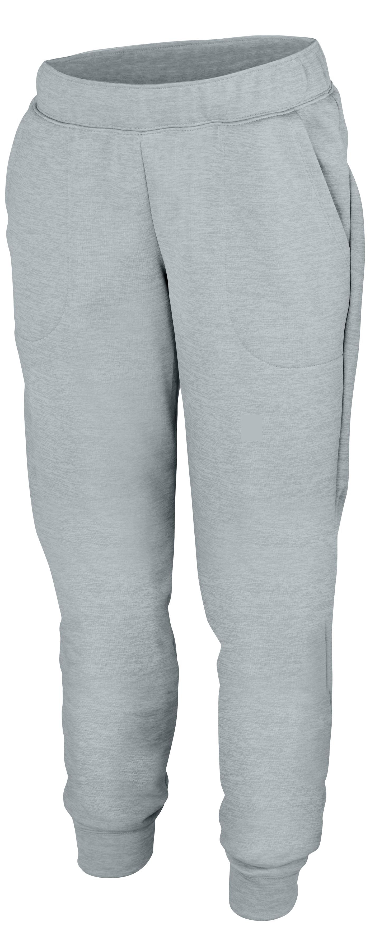 Augusta Sportswear Ladies Tonal Heather Fleece Jogger in Silver  -Part of the Ladies, Augusta-Products, Tonal-Fleece-Collection product lines at KanaleyCreations.com
