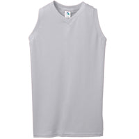 Augusta Sportswear Ladies Sleeveless V-Neck Poly/Cotton Jersey