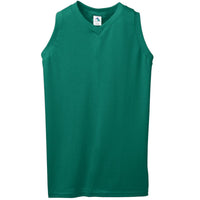 Augusta Sportswear Ladies Sleeveless V-Neck Poly/Cotton Jersey