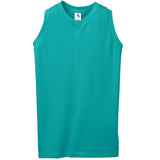 Augusta Sportswear Ladies Sleeveless V-Neck Poly/Cotton Jersey in Teal  -Part of the Ladies, Ladies-Jersey, Augusta-Products, Tennis, Shirts product lines at KanaleyCreations.com