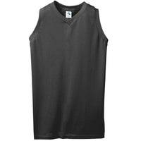 Augusta Sportswear Ladies Sleeveless V-Neck Poly/Cotton Jersey